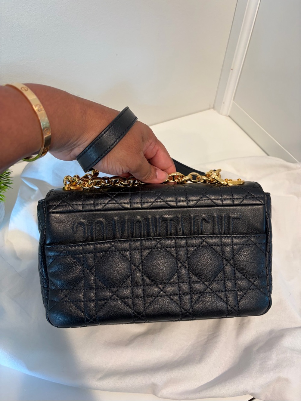 Christian Dior Cannage Caro Small Crossbody Bag - Picture 5 of 8